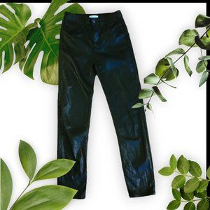 H&M Divided Black Waxed Jeans sz 4